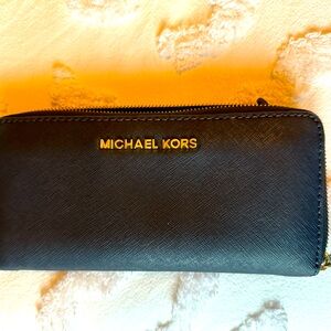 Navy Blue Michael Kors wallet - gently used